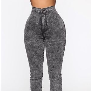 Fashion Nova Acid Wash Jeans